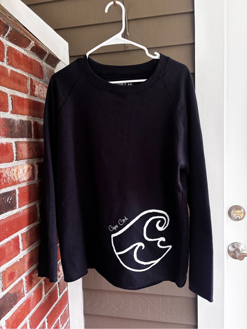 Soft As A Grape Cape Cod Wave Crewneck Sweatshirt